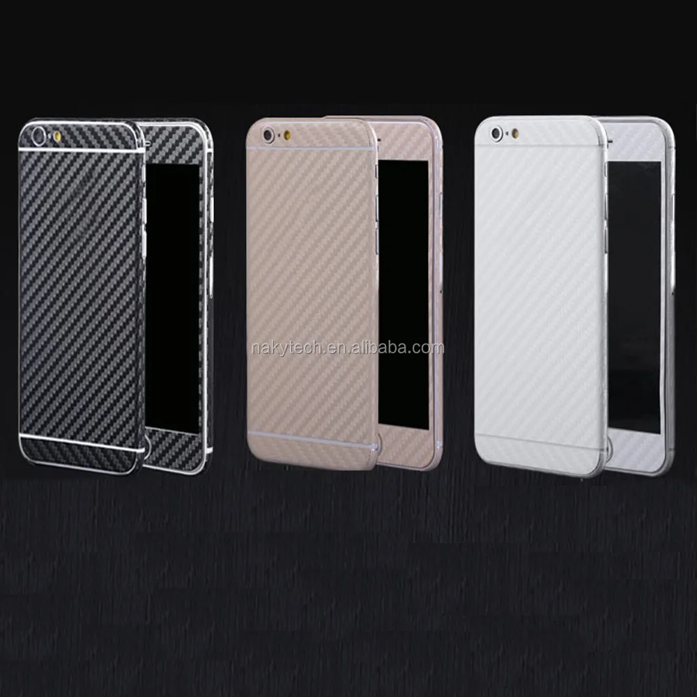 wholesale latest high quality carbon fiber mobile phone sticker