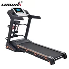 Jinhua ladies fitness exercises DC motor electric treadmill equipment for sale with big handle and massage