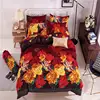 Durable silk patchwork duvet cover set 100% satin home bedding
