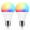 Smart WiFi LED Light Bulb Multi-Color, Dimmable, No Hub Required, APP Remote Control Home Night lamp, Work with Alexa