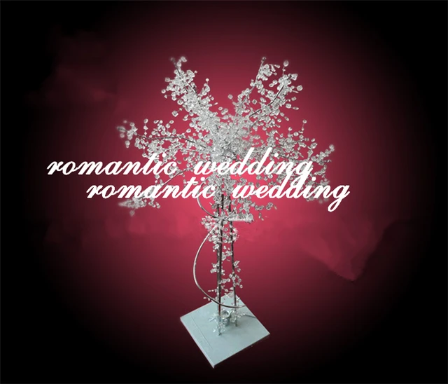 crystal tree branches metal wedding centerpiece for wedding