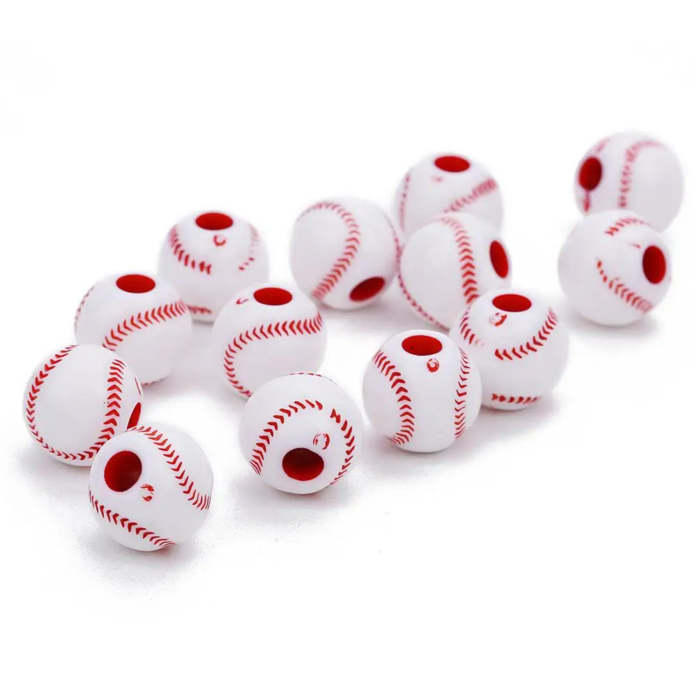 Wholesale Cheap DIY Jewelry Findings Accessories Making Sports Baseball Acrylic Beads For Jewelry Bracelet Making
Wholesale Cheap DIY Jewelry Findings Accessories Making Sports Baseball Acrylic Beads For Jewelry Bracelet Making