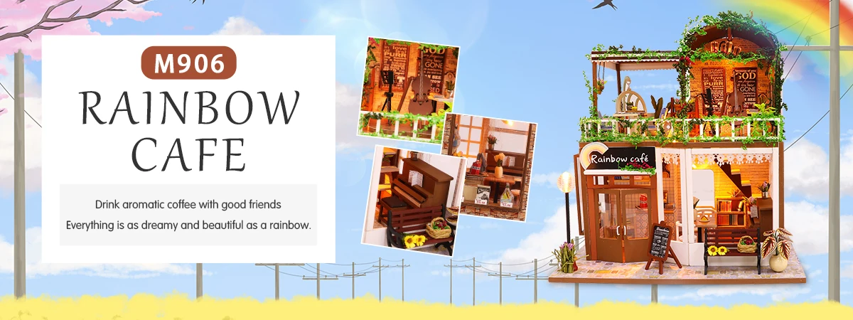 description: new doll house kids wooden doll house birthday gift
