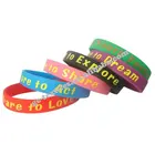 Promotional china manufacturer custom logo OEM silicone wristbands bracelet