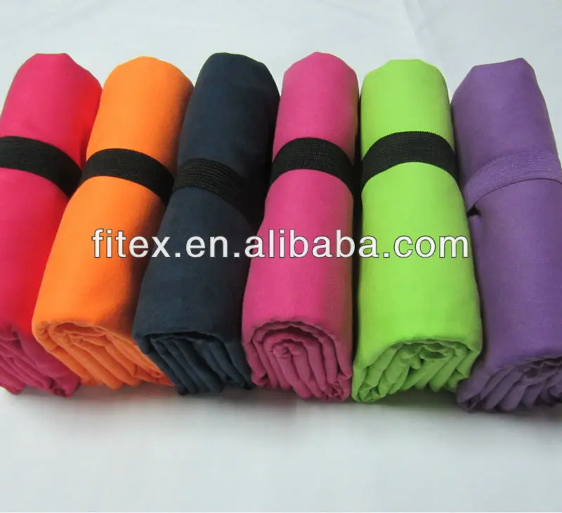 towels microfibre with rubber band fabric/textile