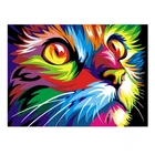 Hot sell colorful animals oil painting by numbers for wall decor