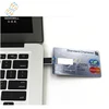 2019 explosion models USB flash drive mass production gift gift card type USB storage disk full color printing logo pattern