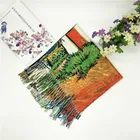 China factory scarves floral printing pashmina shawls manufacturer