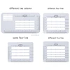 Amazon 4Pcs 4 Style Envelope Addressing Guide Stencil Templates Fits Wide Range of Envelopes, Sewing Ruler Envelope Stencil