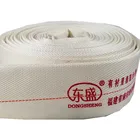 3" x 100' PVC/TPU Rubber Lay-Flat Canvas Water Discharge Hose