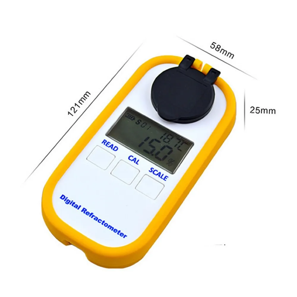 0.0-50.0% brix digital refractometer