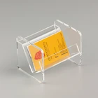 Square Clear Acrylic Business Card Holder Perspex Name Card Holder