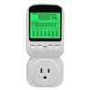 Free sample wireless thermostat electronic energy Meter LCD display and Plug-in Electricity Meter