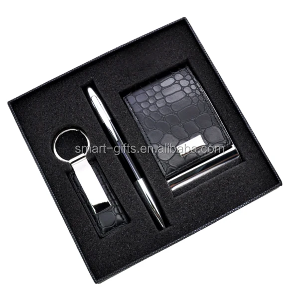 promotional business leather gift set for office