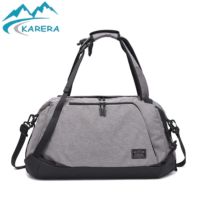 Mens large travel multifunction sports duffel backpack sport duffle bag, Black/grey
Mens large travel multifunction sports duffel backpack sport duffle bag, Black/grey