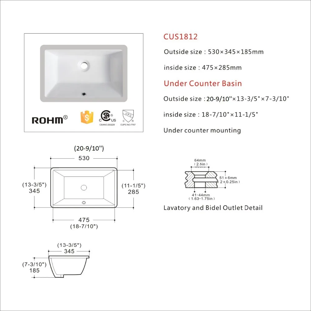 High Reputation Salon Antique Shampoo Ceramic Basin supplier
