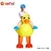 Bathing Inflatable Duck Costume With Hat Made By Polyester For Party