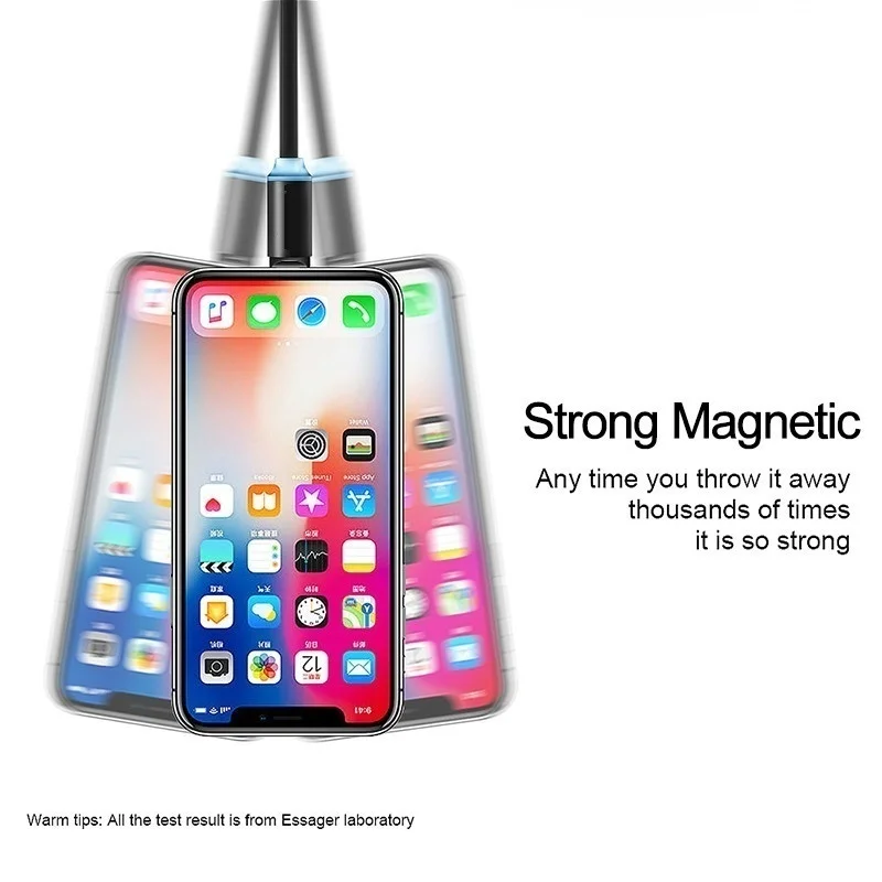 High quality Nylon cable for iphone cable magnetic 2.1A fast charge cable magnetic charge cable for Android /iOS/ Type-C - ANKUX.COM