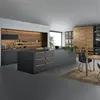 Modern MDF kitchen cabinet design with laminated finish ,kitchen furniture design