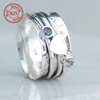 925 silver ring spinner Cherish Heart Sterling Silver Spinning Rings with 3 bands jewellery