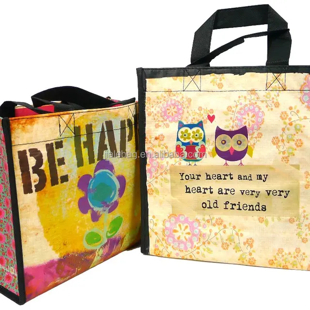 eco friendly non woven recycled pet christmas gift bag