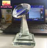 Free Customized Design American Football Trophy K9 Crystal Trophy