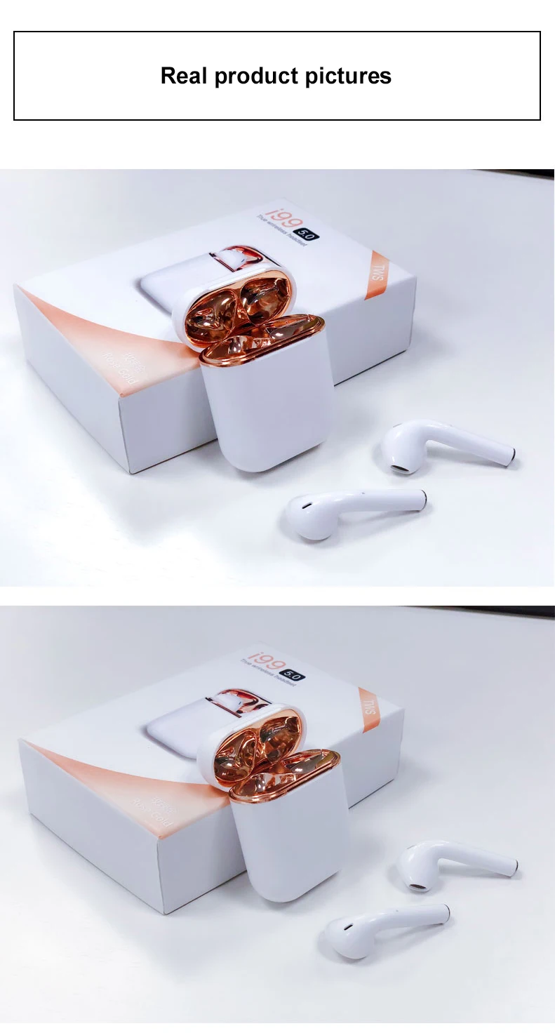 Hot Sale Twins i99 V5.0 TWS Stereo Earbuds With Charging Case - ANKUX.COM