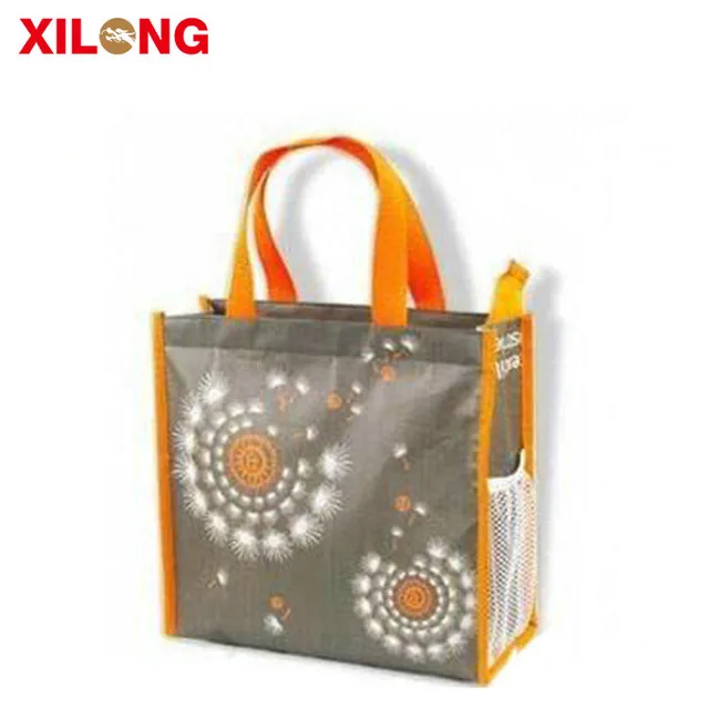 custom printed logo gift non woven bag shopping handle non-wove