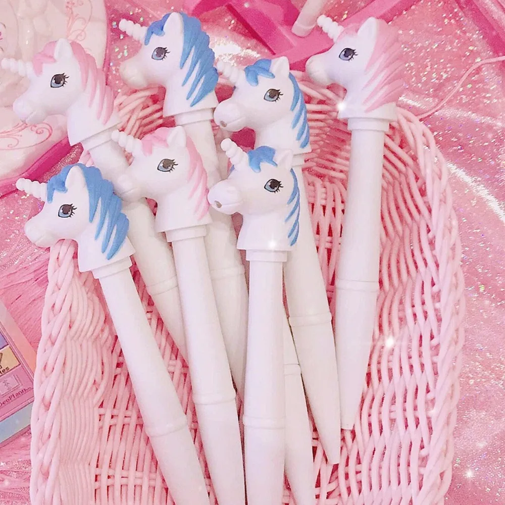 3pcs-lot-Novelty-Cute-Unicorn-Head-Torch-Pen-Flashlight-Sound-Ballpoint-Pen-Office-Student-Supplies-Children (5)