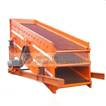 Large capacity vibrating screen machine sorting ore