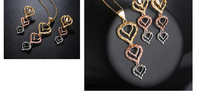 OUMEILY Jewelry Sets Women Fashion African Beads Jewelry Set Wedding Vintage Turkish Jewellery Christmas Indian Jewelry Set (5)