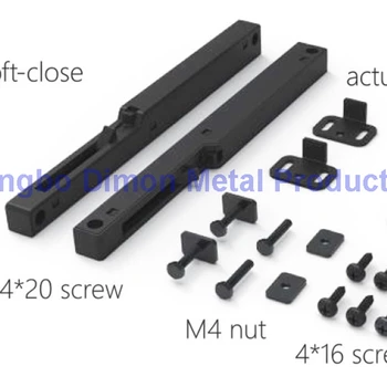 Customized Sliding Door Soft Closing Mini Barn Door Damper Kits