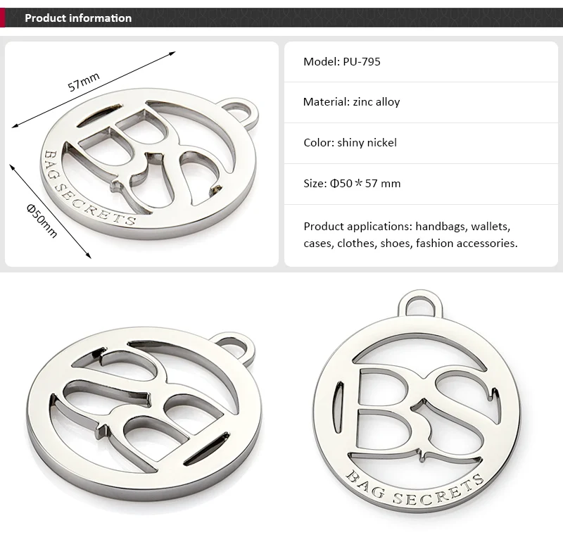 Metal Logo Handbag