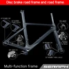 Black matte finish flat mound disc aero road carbon bike frame TT-X15