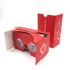 Custom Logo Printing Vr Google Cardboard 2.0 Virtual Reality 3D Glasses