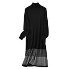 Latest design O-neck long sleeve women's casual dress