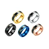 Color Changing Mood Rings Stainless Steel Body Temperature Ring Celsius degree For Men Women Gift