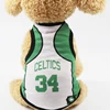 Hot selling new design World Cup soccer ball pet clothes dog vest for spring summer