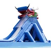 China Factory Price Large Long Dragon Inflatable Water Slide with Inflatable Pool for adult