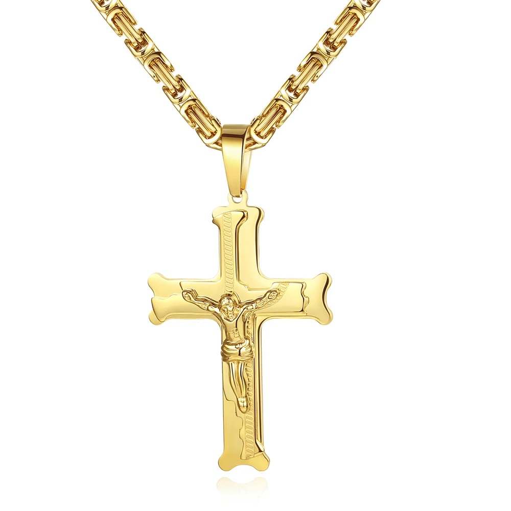 Religious Jesus Bible Cross Pendant Men Silver Chain Stainless Steel Trendy Pray Charm Necklaces
Religious Jesus Bible Cross Pendant Men Silver Chain Stainless Steel Trendy Pray Charm Necklaces