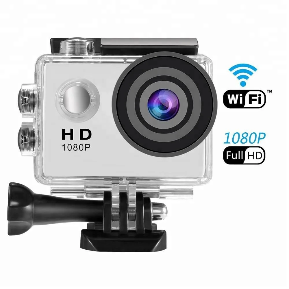 2.0インチフル1080 p超hd 4 kアクションカメラがユニークなwifi防水スポーツビデオカメラ
