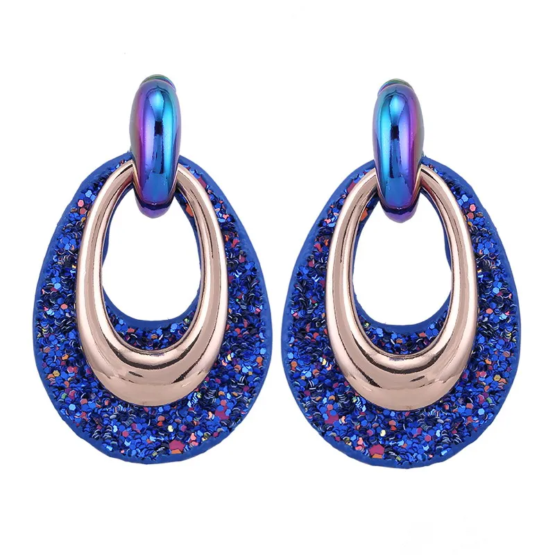 Water Drop Earrings For Woman Flash Shell Artificial Leather Match Zinc Alloy Double Layer Pendants Wedding Earrings, 7 color
Water Drop Earrings For Woman Flash Shell Artificial Leather Match Zinc Alloy Double Layer Pendants Wedding Earrings, 7 color