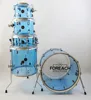 Seamless Blue Acrylic Drum Set