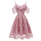 Lace Sling Dress Backless Slim Fit Evening Dress Women in Stock