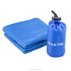 80 polyester 20 polyamide Microfiber Towel Gym Towel with Sports Towel With Zip Pocket
