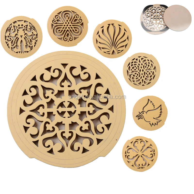 Carved Wooden Acoustic Guitar Sound Hole Cover Antilarsen Exclusive 41Inch Guitar Sound Hole Block Guitar Accessories