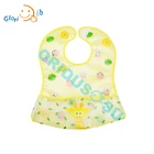 custom print waterproof silicone baby bib