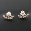 Fashion Gold Daisy Earring Shell Pearl Flower Design Earrings For Women wholesale NS8039963