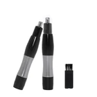 Battery opeated electric Nose&Ear bikini hair trimmer 2 in 1 Personal care With Cap and Brush
