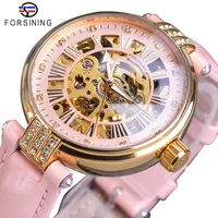 Forsining Elegant Women Skeleton Analog Watches Crystal Leather Fashion Mechanical Wristwatch For Lady Gift
Forsining Elegant Women Skeleton Analog Watches Crystal Leather Fashion Mechanical Wristwatch For Lady Gift